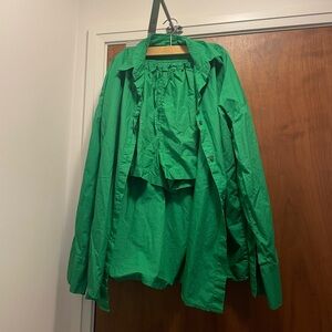 Frank and Oak Poplin Shirt & Boxer Set